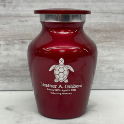 Customer Gallery - Sea Turtle Keepsake Urn - Ruby Red