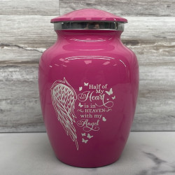 Customer Gallery - Heart Is In Heaven Sharing Urn - Rose Pink