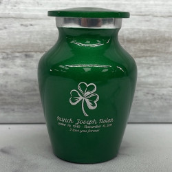 Customer Gallery - Shamrock Keepsake Urn - Shamrock Green