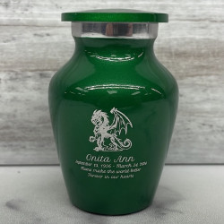 Customer Gallery - Dragon Keepsake Urn - Shamrock Green