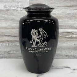 Customer Gallery - Dragon Cremation Urn - Jet Black