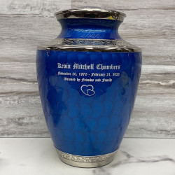 Customer Gallery - Royal Blue Cremation Urn