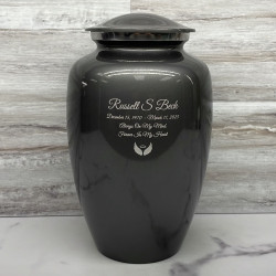 Customer Gallery - Gunmetal Gray Cremation Urn