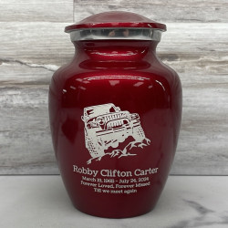 Customer Gallery - Offroad Truck Sharing Urn - Ruby Red