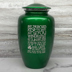 Customer Gallery - Irish Blessing Cremation Urn - Shamrock Green