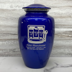 Customer Gallery - Slot Machine Cremation Urn - Midnight Blue