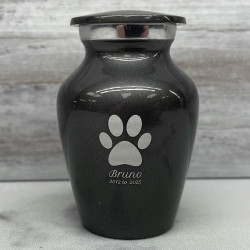 Customer Gallery - Paw Print Keepsake Urn - Gunmetal Gray