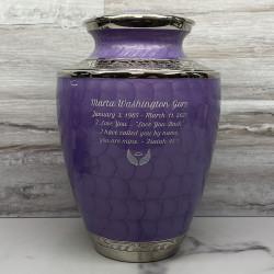 Customer Gallery - Regal Purple Cremation Urn