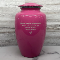 Customer Gallery - Rose Pink Cremation Urn