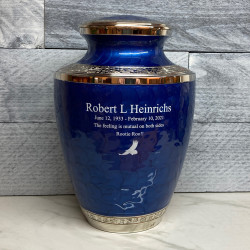 Customer Gallery - Royal Blue Cremation Urn