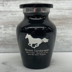 Customer Gallery - Horse Keepsake Urn - Jet Black