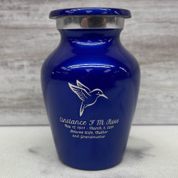 Customer Gallery - Hummingbird Keepsake Urn - Midnight Blue
