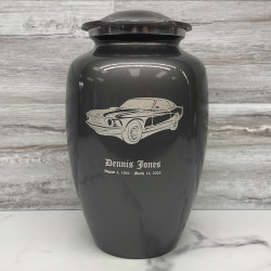 Customer Gallery - Muscle Car Cremation Urn - Gunmetal Gray
