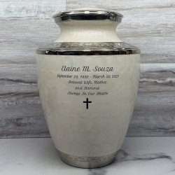 Customer Gallery - Radiant White Cremation Urn