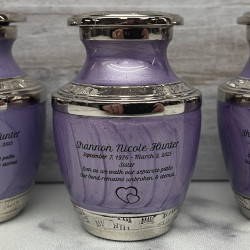 Customer Gallery - Regal Purple Keepsake Urn