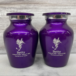 Customer Gallery - Natures Peace Hummingbird Keepsake Urn - Purple Luster