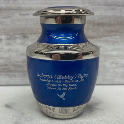 Customer Gallery - Royal Blue Keepsake Urn