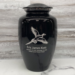 Customer Gallery - Pheasant Cremation Urn - Jet Black