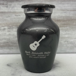Customer Gallery - Acoustic Guitar Keepsake Urn - Gunmetal Gray