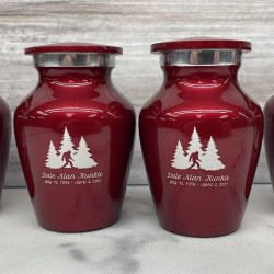 Customer Gallery - Sasquatch Keepsake Urn - Ruby Red