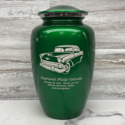Customer Gallery - Classic Car II Cremation Urn - Shamrock Green