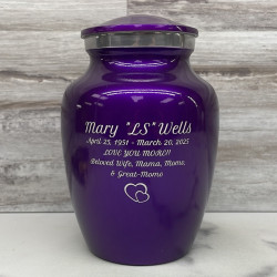 Customer Gallery - Purple Luster Sharing Cremation Urn
