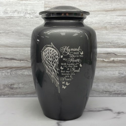 Customer Gallery - At Peace Cremation Urn - Gunmetal Gray