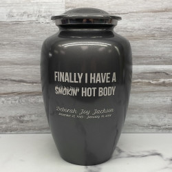 Customer Gallery - Hot Body Cremation Urn - Gunmetal Gray