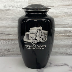 Customer Gallery - Dumptruck II Cremation Urn - Jet Black