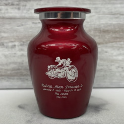 Customer Gallery - Motorcycle II Keepsake Urn - Ruby Red