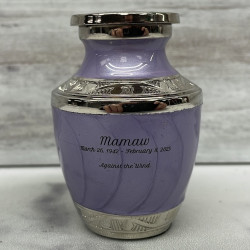 Customer Gallery - Regal Purple Keepsake Urn
