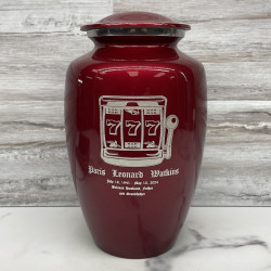 Customer Gallery - Slot Machine Cremation Urn - Ruby Red