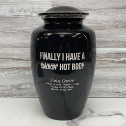 Customer Gallery - Hot Body Cremation Urn - Jet Black