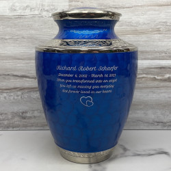 Customer Gallery - Royal Blue Cremation Urn