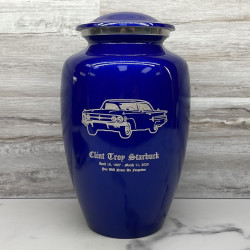 Customer Gallery - Classic Car III Cremation Urn - Midnight Blue