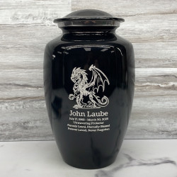 Customer Gallery - Dragon Cremation Urn - Jet Black