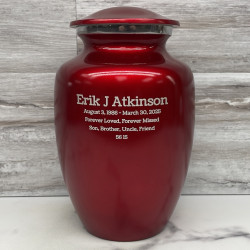 Customer Gallery - Ruby Red Large Cremation Urn