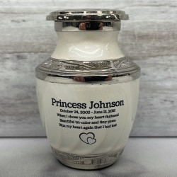 Customer Gallery - Radiant White Keepsake Urn