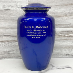 Customer Gallery - Midnight Blue Cremation Urn