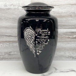 Customer Gallery - At Peace Cremation Urn - Jet Black