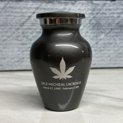 Customer Gallery - Marijuana Keepsake Urn - Gunmetal Gray