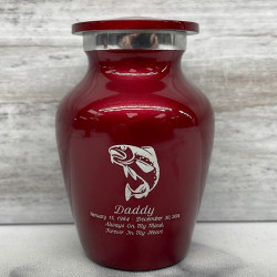 Customer Gallery - Fishing Keepsake Urn - Ruby Red