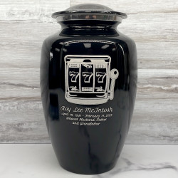 Customer Gallery - Slot Machine Cremation Urn - Jet Black
