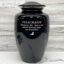 Customer Gallery - Jet Black Cremation Urn