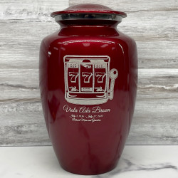 Customer Gallery - Slot Machine Cremation Urn - Ruby Red