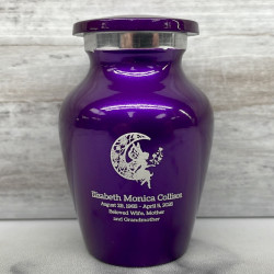 Customer Gallery - Fairy In the Moon Keepsake Urn - Purple Luster