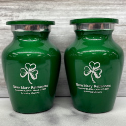Customer Gallery - Shamrock Keepsake Urn - Shamrock Green