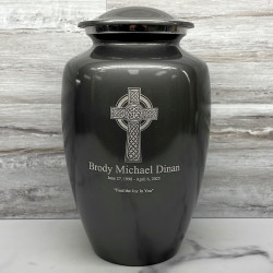 Customer Gallery - Celtic Cross Cremation Urn - Gunmetal Gray