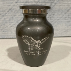 Customer Gallery - Eagle Keepsake Urn - Gunmetal Gray
