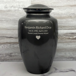 Customer Gallery - Gunmetal Gray Cremation Urn